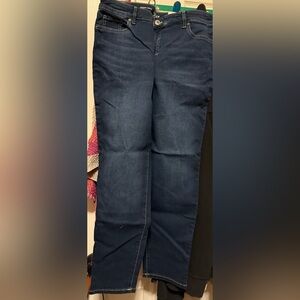 Style & Co. Dark Blue Skinny Ankle Jeans